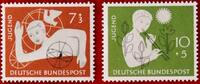 BUND 7+3/10+5 Pfennig 1956 Michel 232-233 - Michel und Kiesler postfrisch