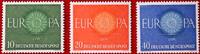 BUND 10/20/40 Pfennig 1960 Michel 337-339 - Europa postfrisch