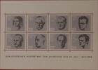 Deutschland 20 Pfennig 1964 Michel 431-438 - Blockausgabe: 20. Jahrestag des Attentats auf Adolf Hitler postfrisch