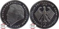 2 Mark 1995 F BRD J 450 - Kursmünze - Franz Josef Strauß PP