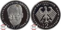 BRD 2 DM 1995 A J 459 - Kurzmünze - Willi Brandt PP