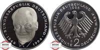 BRD 2 DM J 459 - Kurzmünze - Willi Brandt -