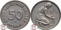 50 Pfennig 1949 F BRD J 384 - Kursmünze VZ-STG