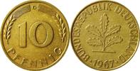 BRD 10 Pfennig J 383 Seltenes Jahr und Buchstabe -