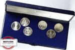 RUSSLAND 6 x 1 RUBEL Olympiade Moskau - Set mit 6 Münzen im Etui -