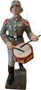 Dritte Reich LINEOL - Best Nr. 5/42 Trommler marschierend - 1934-1939 - 7,5cm Serie -