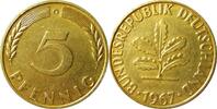 BRD 5 Pfennig J 382 Seltenes Jahr und Buchstabe -