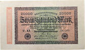 WEIMAR 20000 Mark WEIMAR 200000 Mark 20.02.1923 KN 243263 -