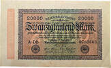 WEIMAR 20000 Mark WEIMAR 200000 Mark 20.02.1923 KN 0783663 -