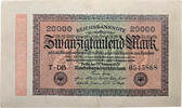 WEIMAR 20000 Mark WEIMAR 200000 Mark 20.02.1923 KN 0545868 -
