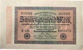 WEIMAR 20000 Mark WEIMAR 200000 Mark 20.02.1923 KN 0498973 -