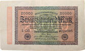 WEIMAR 20000 Mark WEIMAR 200000 Mark 20.02.1923 KN 0720395 -