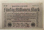 WEIMAR 50 Millionen Mark WEIMAR 50 Millionen Mark 01.09.1923 KN 009872 -
