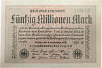 WEIMAR 50 Millionen Mark WEIMAR 50 Millionen Mark 01.09.1923 KN 115612 -
