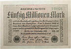 WEIMAR 50 Millionen Mark WEIMAR 50 Millionen Mark 01.09.1923 KN 148426 -