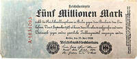 WEIMAR 5 Millionen Mark WEIMAR 5 Millionen Mark 25.07.1923 KN 4631093 -
