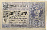 Deutschland 5 Mark Reichsschuldenverwaltung 5 Mark 01.08.1917 KN 18819867 -