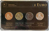 BRD 8 € 4 X 2 € Edelmetall-Set 2013 Bayern Prestige-Coincard -