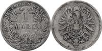 DEUTSCHLAND 1 Mark J 9 - Kursmünze aus dem Kaiserreich -