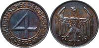 WEIMARER REPUBLIK 4 Pfennig J 315 Kursmünze -