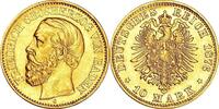 BADEN 10 Mark J 186 - geprägt unter Großherzog Friedrich I. -