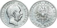 SACHSEN 2 Mark J 121, geprägt unter König Albert -