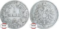 DEUTSCHLAND 1 Mark J 9 - Kursmünze aus dem Kaiserreich -