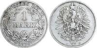 DEUTSCHLAND 1 Mark J 9 - Kursmünze aus dem Kaiserreich -