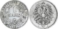 DEUTSCHLAND 1 Mark J 9 - Kursmünze aus dem Kaiserreich -