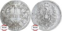 DEUTSCHLAND 1 Mark J 9 - Kursmünze aus dem Kaiserreich -