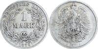 DEUTSCHLAND 1 Mark J 9 - Kursmünze aus dem Kaiserreich -
