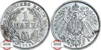 KAISERREICH 1 Mark J 17 - Kursmünze aus dem Kaiserreich -
