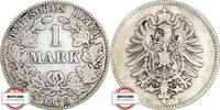 KAISERREICH 1 Mark J 9 - Kursmünze aus dem Kaiserreich -