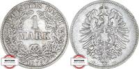 KAISERREICH 1 Mark J 9 - Kursmünze aus dem Kaiserreich -