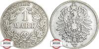 KAISERREICH 1 Mark J 9 - Kursmünze aus dem Kaiserreich -