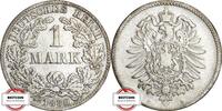 KAISERREICH 1 Mark J 9 - Kursmünze aus dem Kaiserreich -
