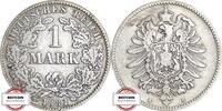 KAISERREICH 1 Mark J 9 - Kursmünze aus dem Kaiserreich -