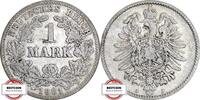 KAISERREICH 1 Mark J 9 - Kursmünze aus dem Kaiserreich -
