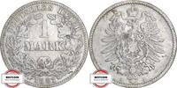 KAISERREICH 1 Mark J 9 - Kursmünze aus dem Kaiserreich -