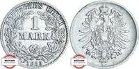 KAISERREICH 1 Mark J 9 - Kursmünze aus dem Kaiserreich -