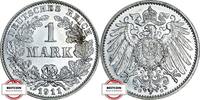 KAISERREICH 1 Mark J 17 - Kursmünze aus dem Kaiserreich -