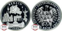 BRD Medaille - Berliner Wahrzeichen - versilbert - gekapselt -