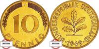 BRD 10 Pfennig J 383 - Kursmünze -