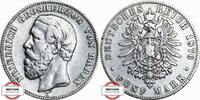 BADEN 5 Mark J 27 F - geprägt unter Großherzog Friedrich I. -