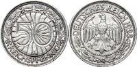 WEIMARER REPUBLIK 50 Reichspfennig J 324 Kursmünze der Weimarer Republik -