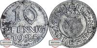 BREMEN 10 Pfennig Menzel 3609.1 Fe - Notgeld der Stadt Bremen -