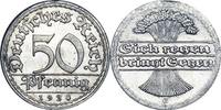 WEIMARER REPUBLIK 50 Pfennig j 301 Kursmünze -