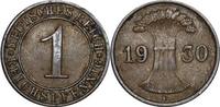WEIMARER REPUBLIK 1 Reichspfennig J 313 Kursmünze -