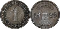 WEIMARER REPUBLIK 1 Rentenpfennig J 306 Kursmünze -