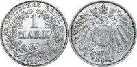 KAISERREICH 1 Mark J 17, Kursmünze -